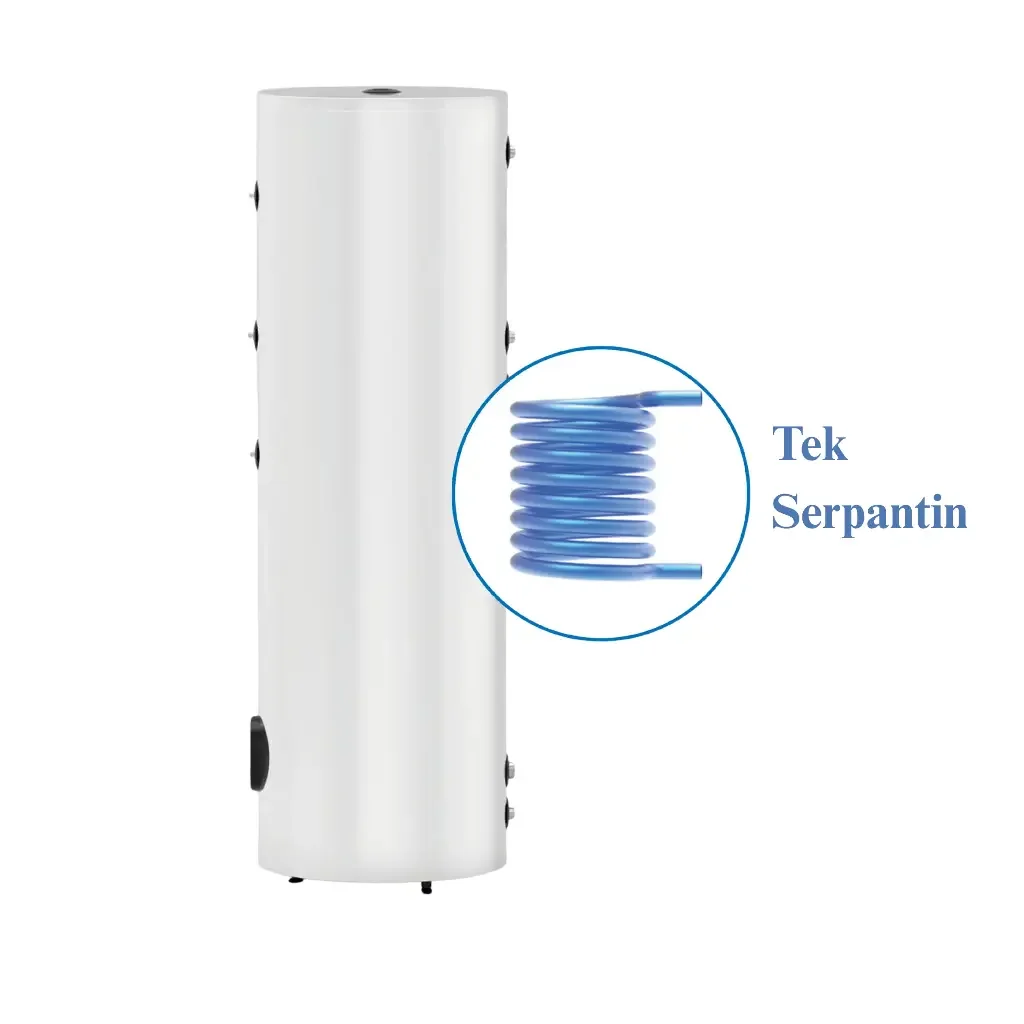 Solimpeks Emaye tek serpantinli boyler 160 L Solimpeks Emaye tek serpantinli boyler 160 L
